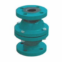 浮球式衬胶止回阀